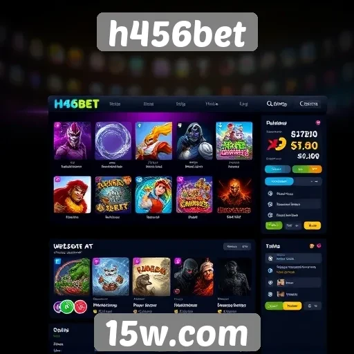 Interface do usuário do h456bet é amigável